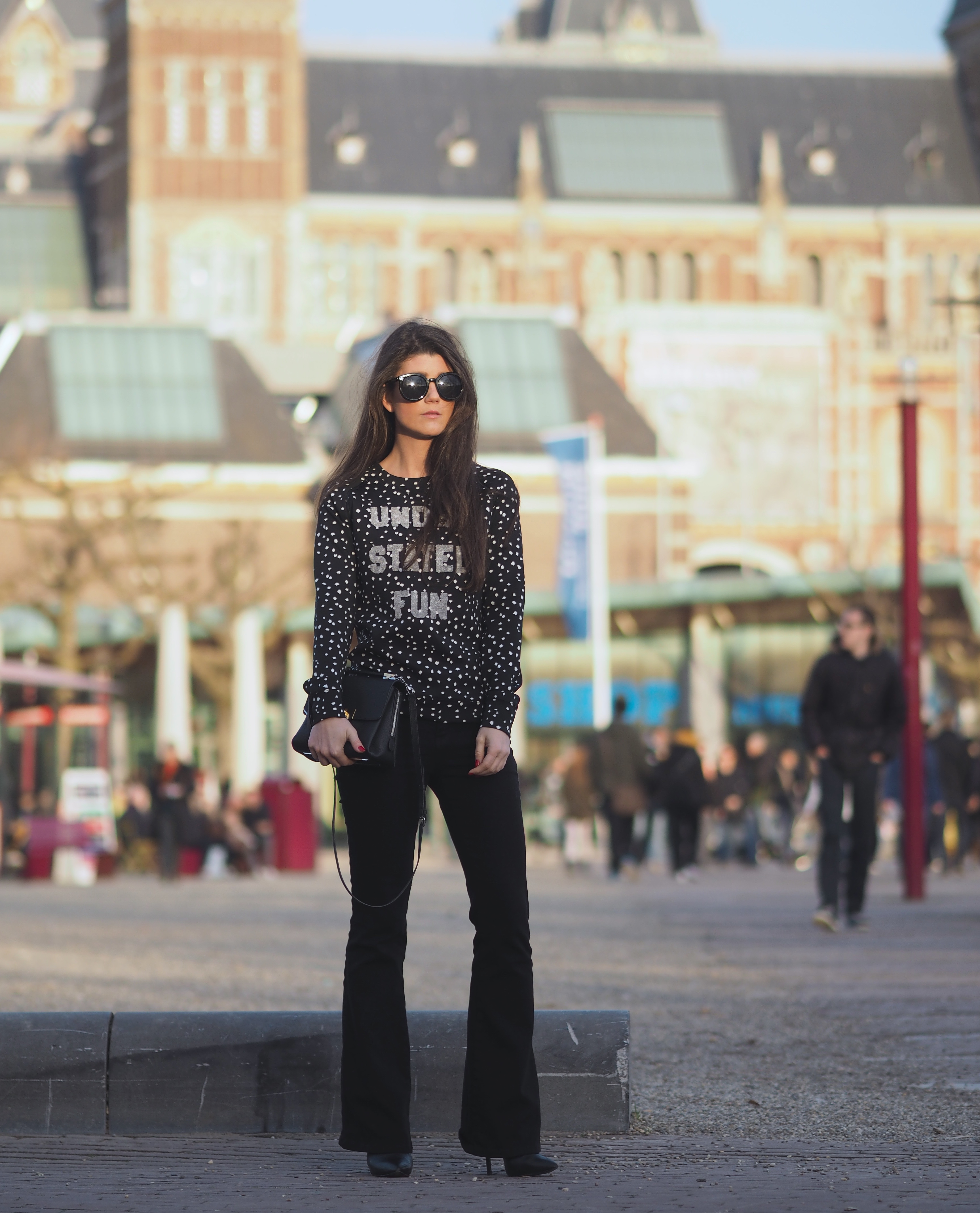 BLACK FLARED JEANS Daily Nonsense
