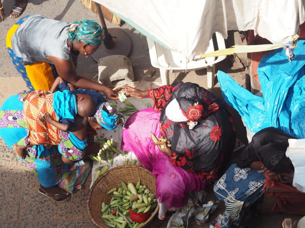 Ontdek Gambia Albert Market Afrika Gambia reizen