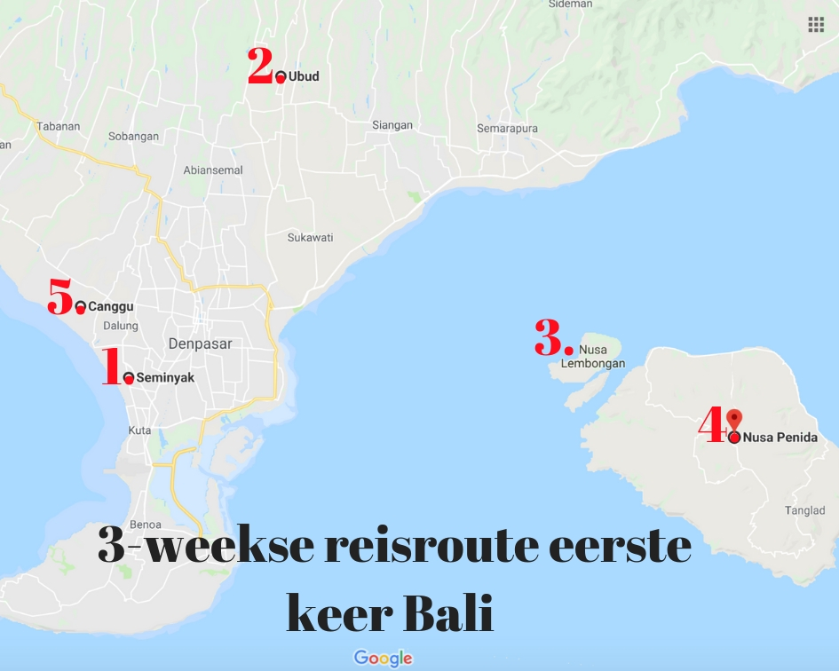 Eerste keer op vakantie naar Bali. 21-daagse reisroute & 10 tips 
