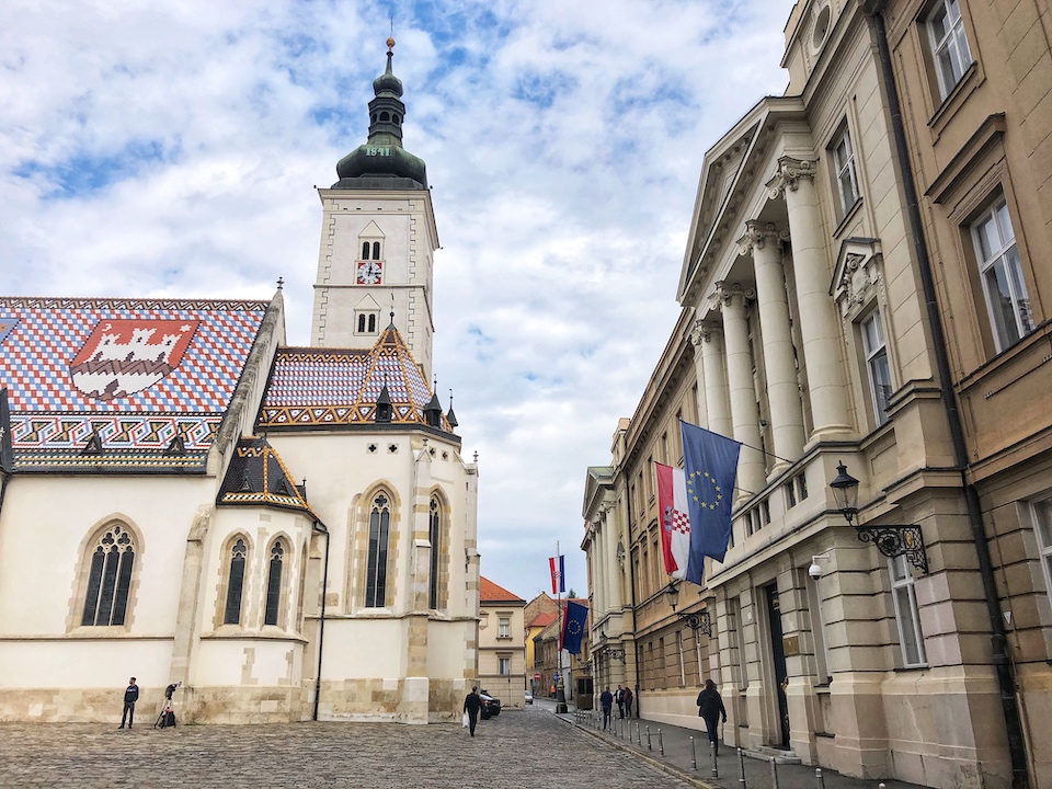 Stedentrip Zagreb - tips - kroatie - kaart Zagreb - Sint-Marcuskerk Stedentrip Zagreb - tips - kroatie - kaart Zagreb - Sint-Marcuskerk
