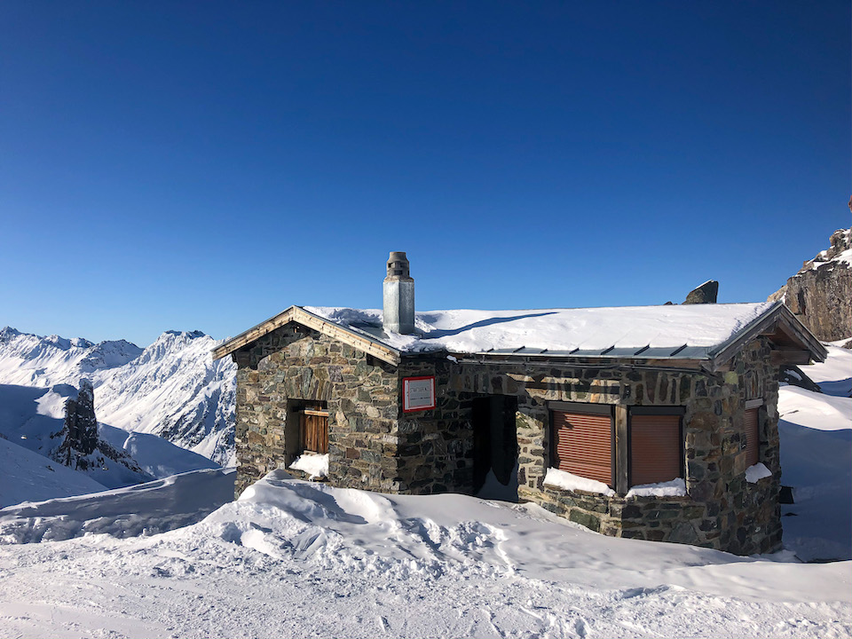 Ischgl ski - wintersport tips - Samnaun - wintersport map - skien in Oostenrijk en Zwitserland - Grensovergang