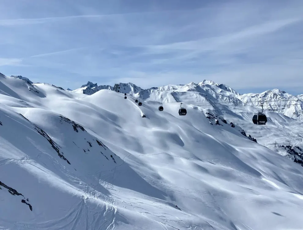 Van Sankt Anton naar Lech skiën / Flexenbahnen Ski Arlberg