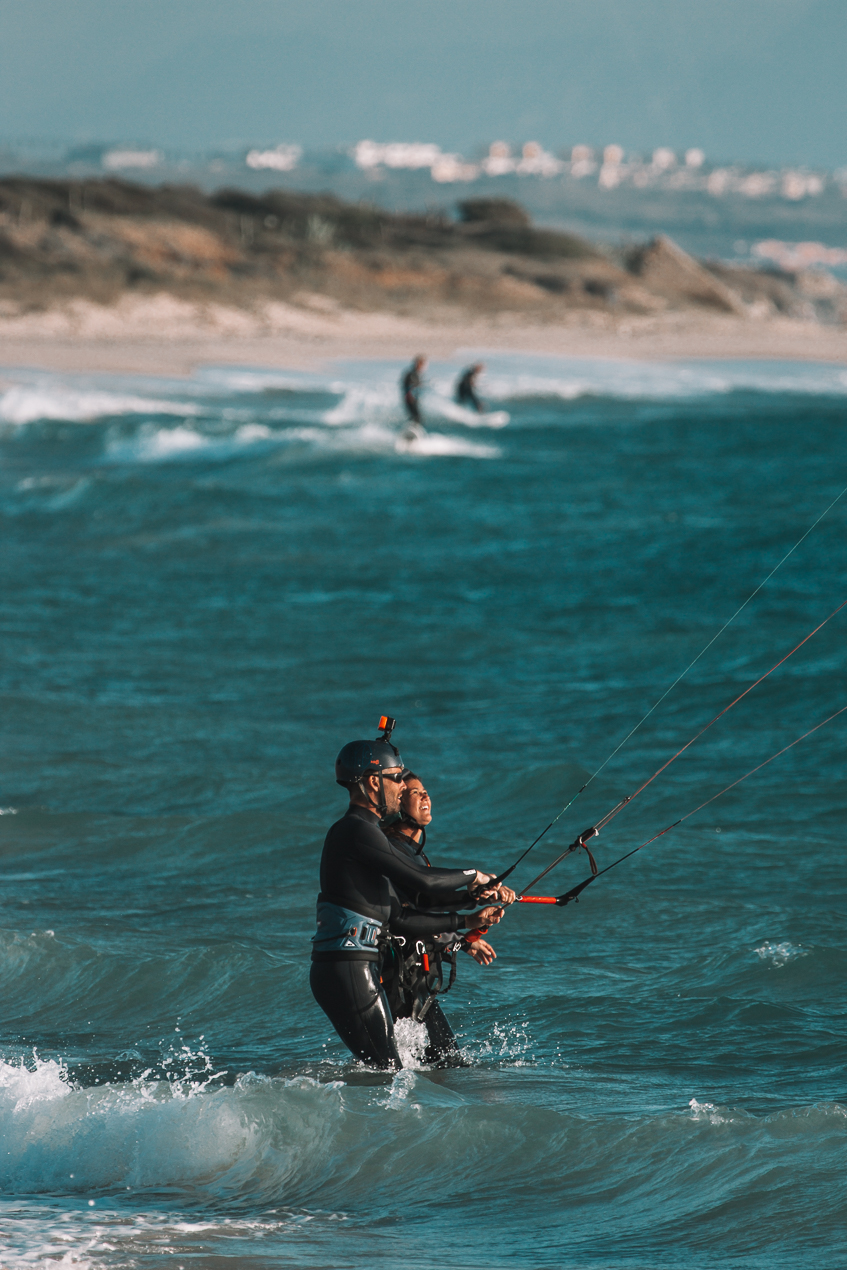 Kitesurfen in Tarifa - Harmen Bakker Kau Pi Kite Valdevaqueros 