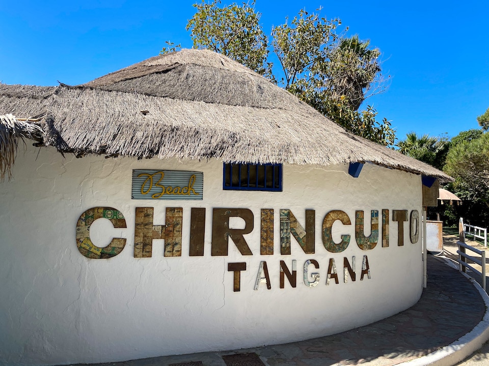Chiringuito Tangana  eten drinken op strand van tarifa