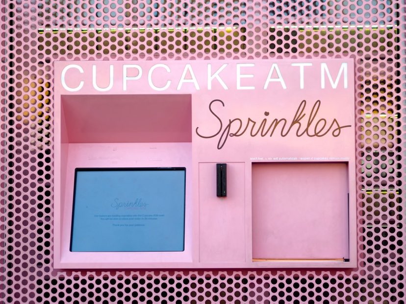 Sprinkles cupcake ATM Californie Los Angeles