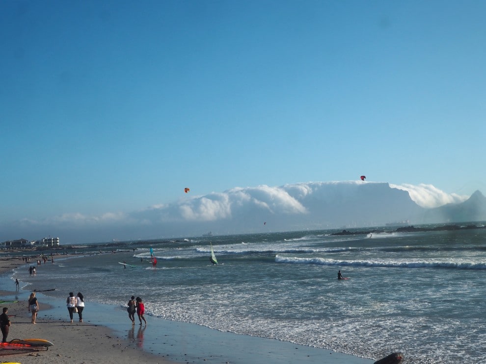 kitesurfen in Blouberg Kaapstad
