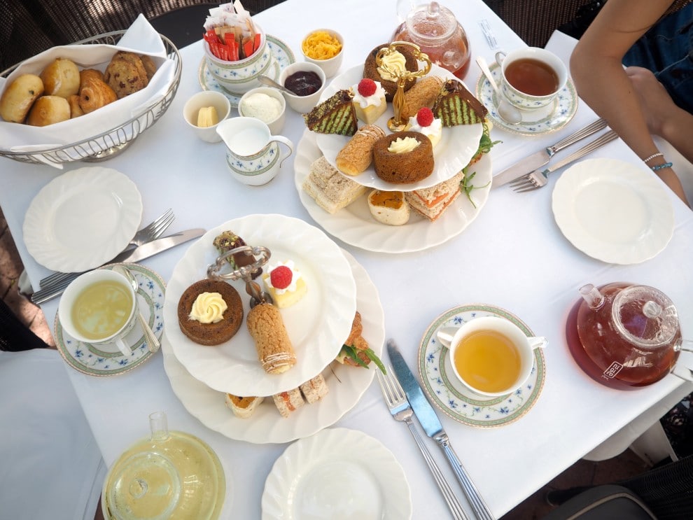 high tea bij Belmond hotel Mount Nelson