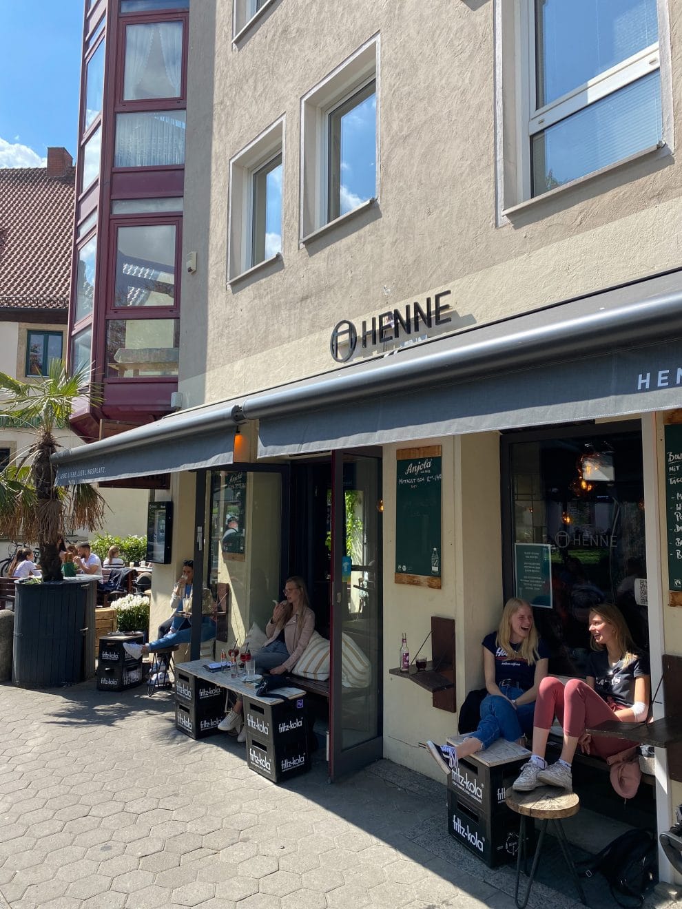 Redlingerstraße leukste wijk Osnabruck  Henne cafe