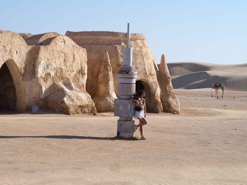 De markt van Mos Espa Tatooine  - filmlocaties Tunesië Star Wars  - Nefta / Tozeur 2022