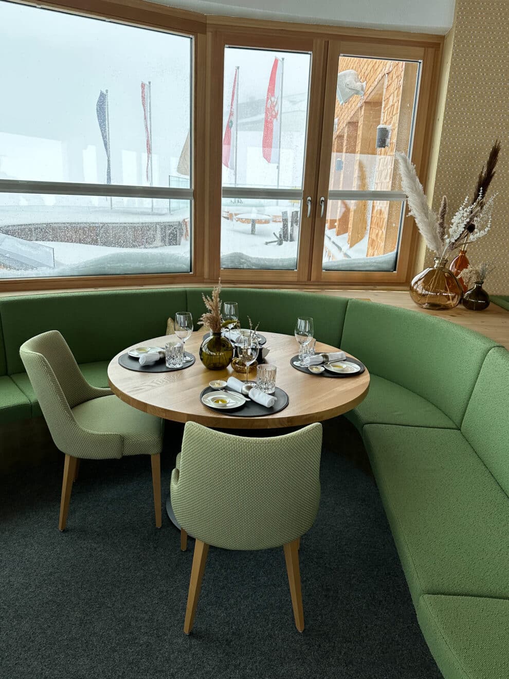Verwallstube: luxueus lunchen op de piste in Sankt Anton