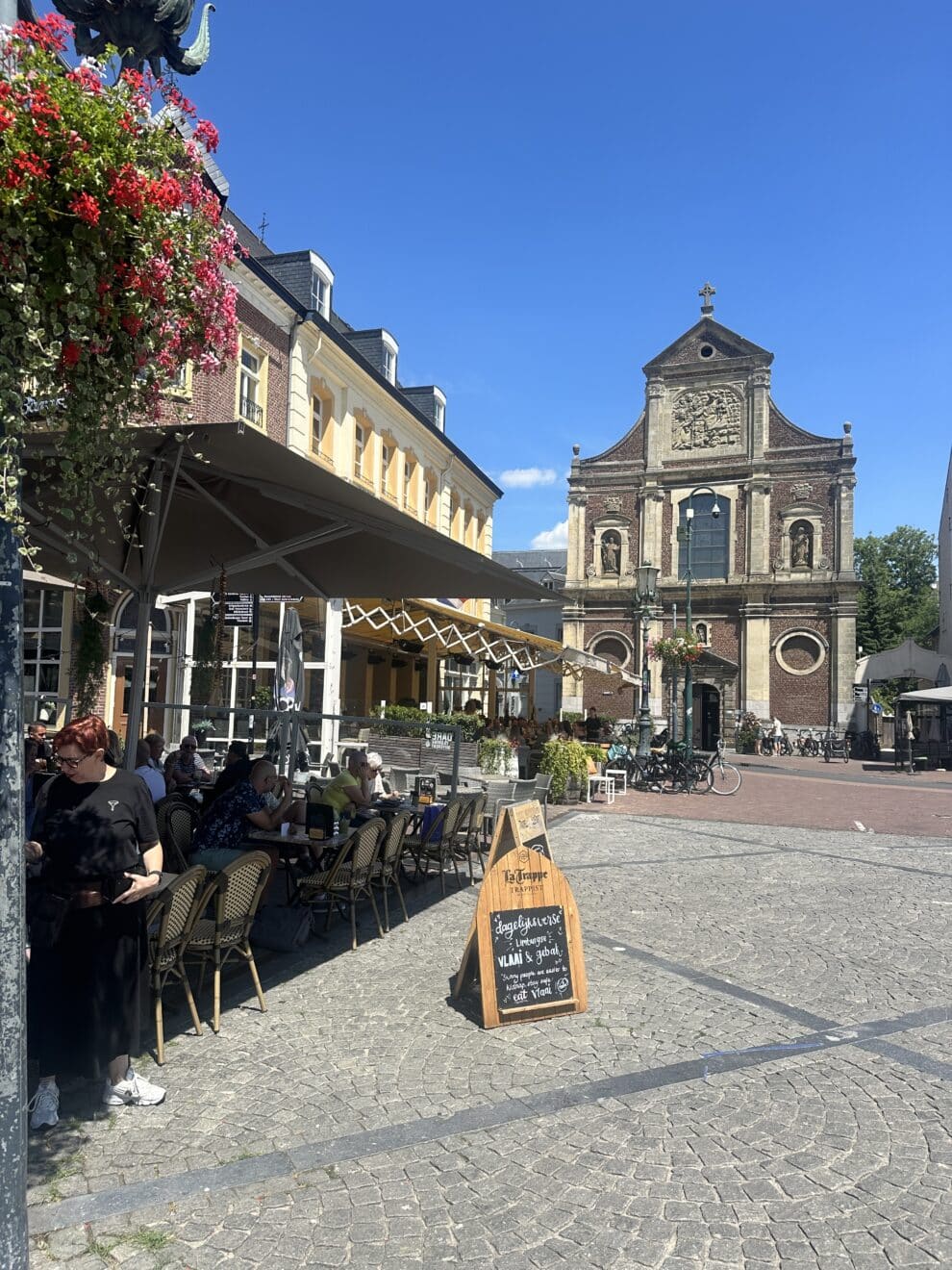 De oude markt in Sittard Zuid-Limburg